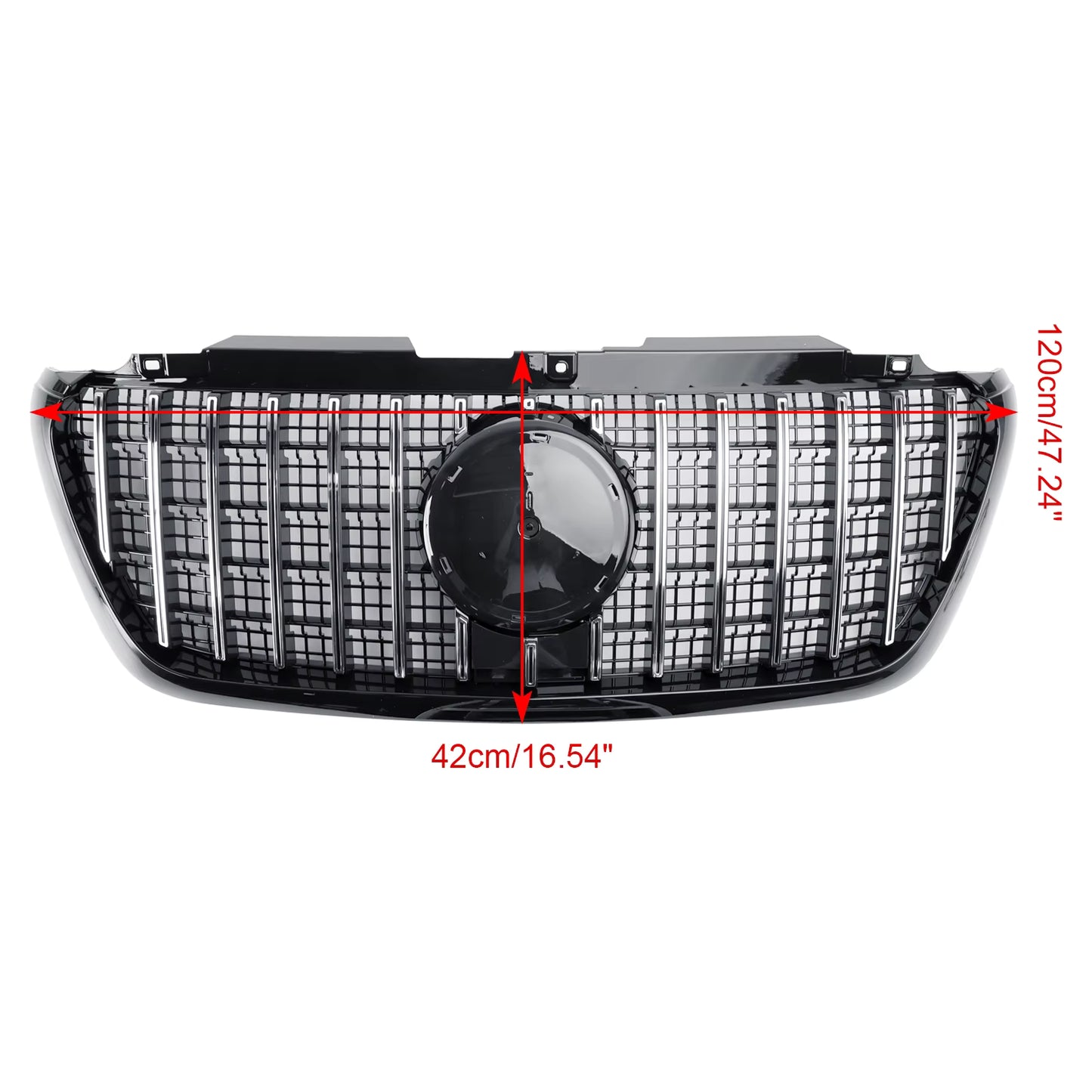 Grille de Pare-Chocs Avant Style GT pour Mercedes-Benz Sprinter W907 W910 (2018-2023)