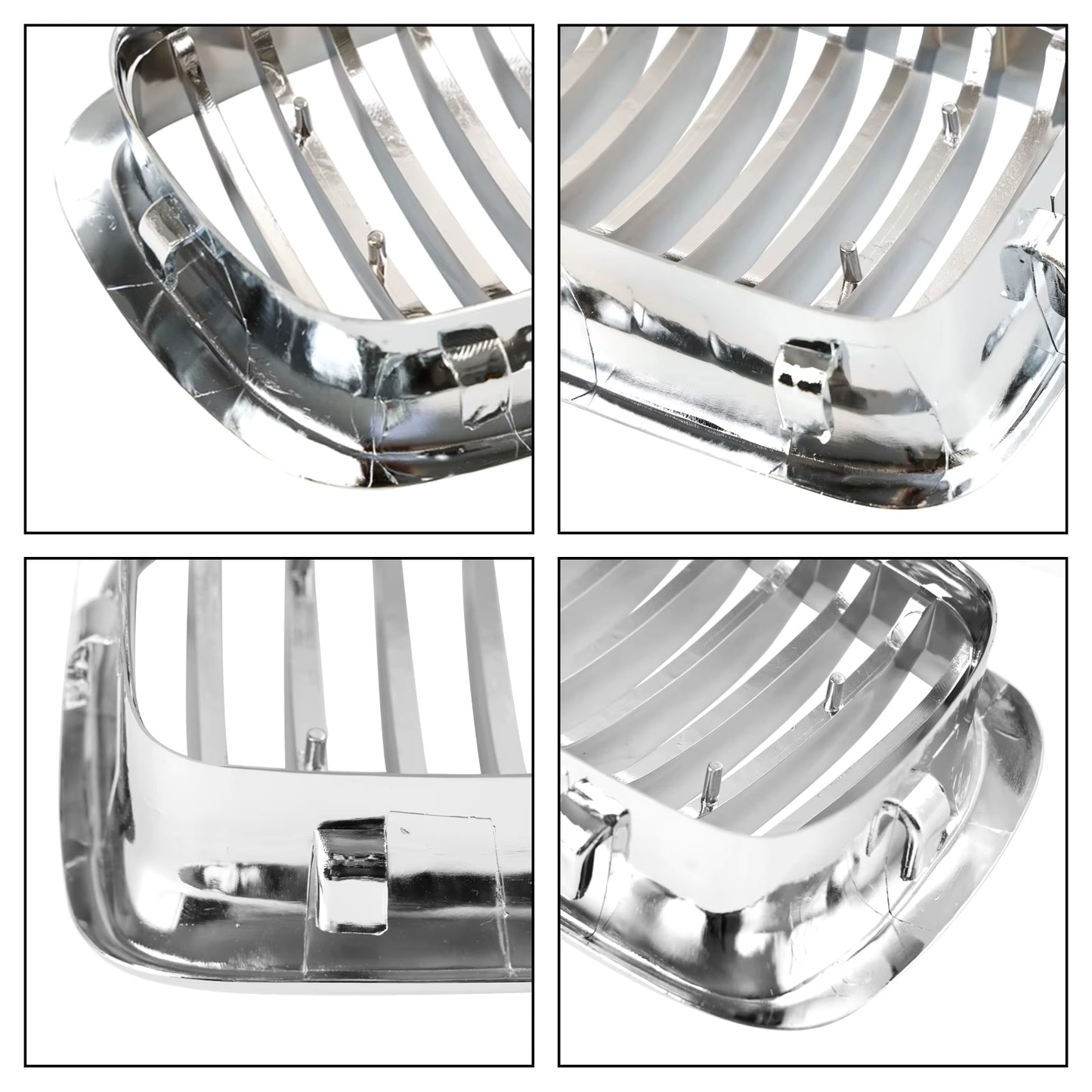 Grille de Calandre Avant Chromée – BMW Série 7 E38 (1994-2001) – 2 Pièces