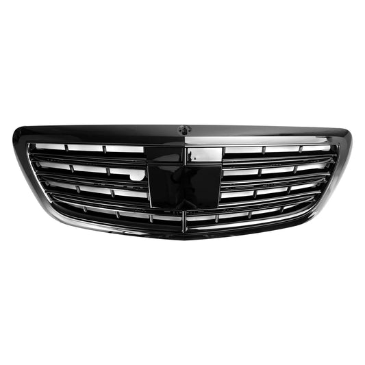 Grille Avant Style Maybach pour Mercedes-Benz Classe S W222 S400 S450 S500 S550 S560 S580 S600 S650 S680 (2014-2020) – Avec ACC