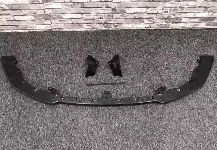 Lame de pare-chocs avant en fibre de carbone BMW M4 F82 M3 F80 CS